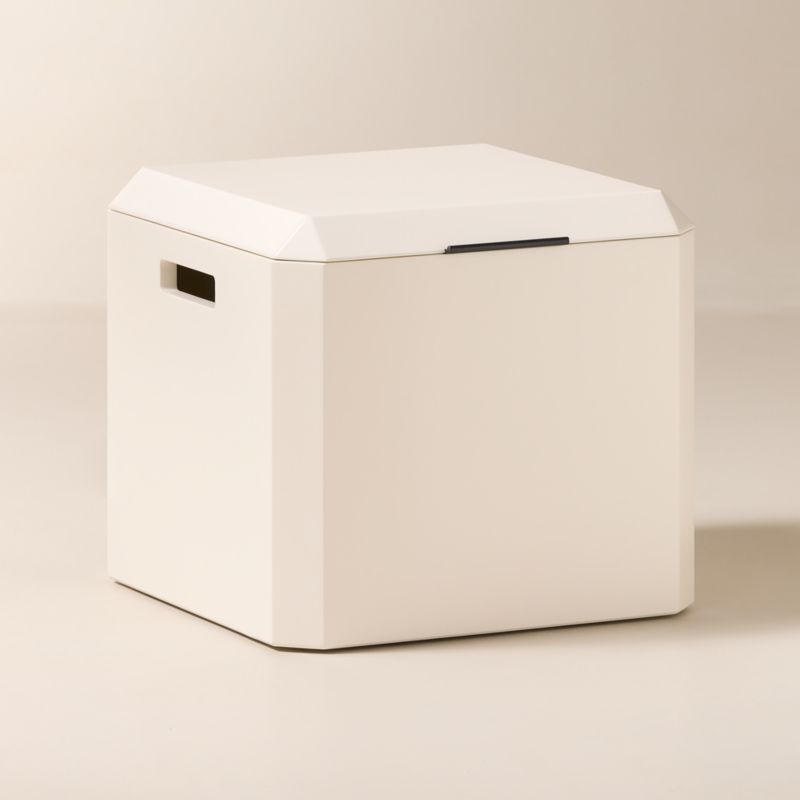 Marcel White Storage Trunk Small - image 0 of 4