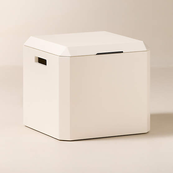 Marcel White Storage Trunk Small