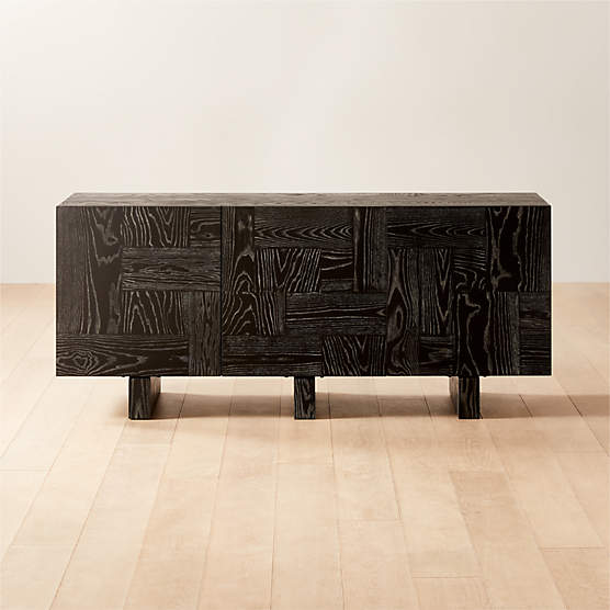 Canna Cane Black Credenza + Reviews CB2 Canada