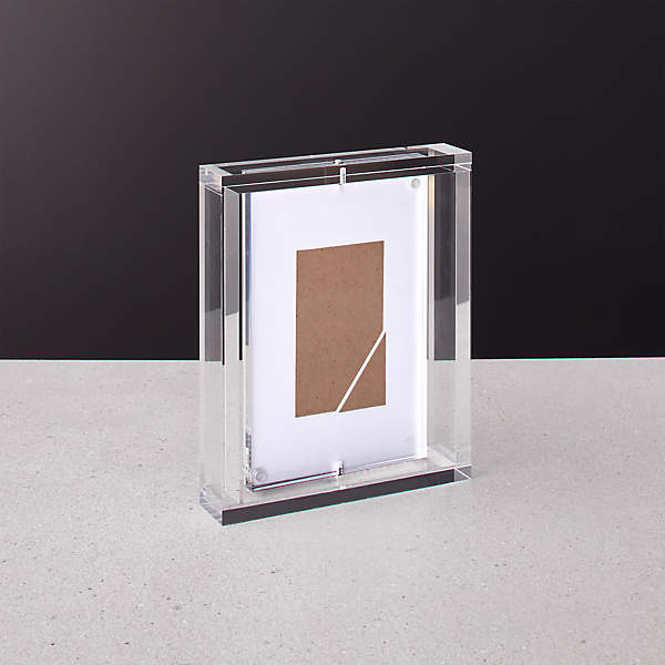 Acrylic Block Photo Frame - Clear, 4x6