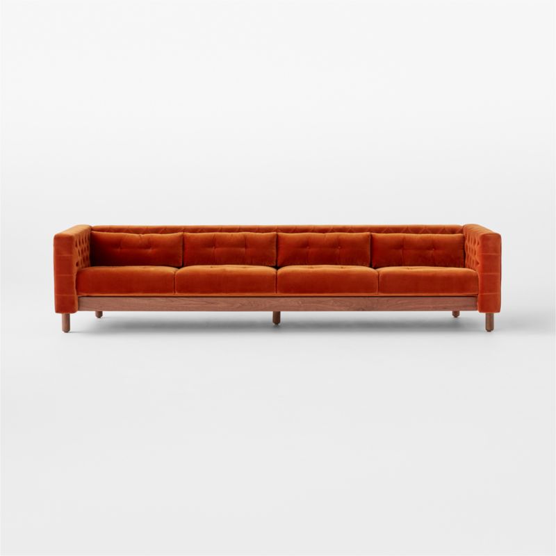 Marconi 4-Seater Tufted Sofa Deauville Stone by Gianfranco Frattini - image 4 of 8