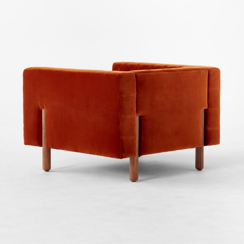 Marconi Tufted Accent Chair Curious Linen by Gianfranco Frattini - image 6 of 9