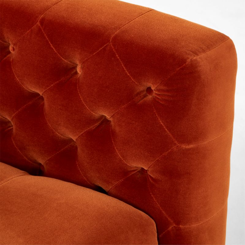 Marconi Tufted Accent Chair Curious Linen by Gianfranco Frattini - image 8 of 9