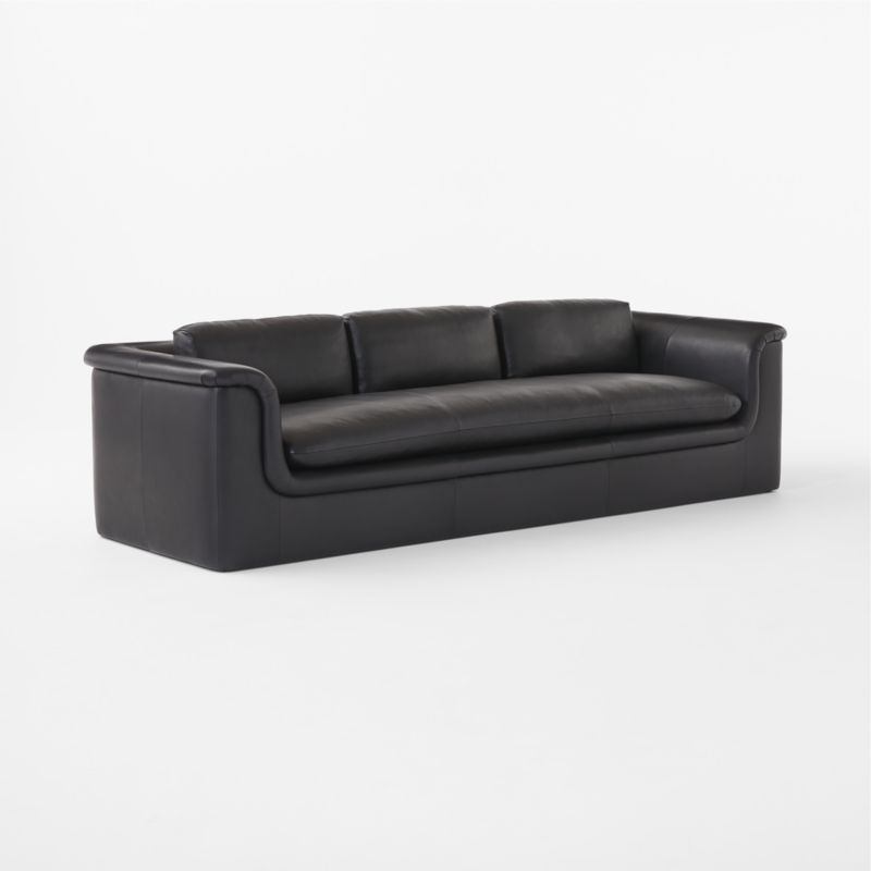 Mardones Leather Sofa Bello Black - image 4 of 8