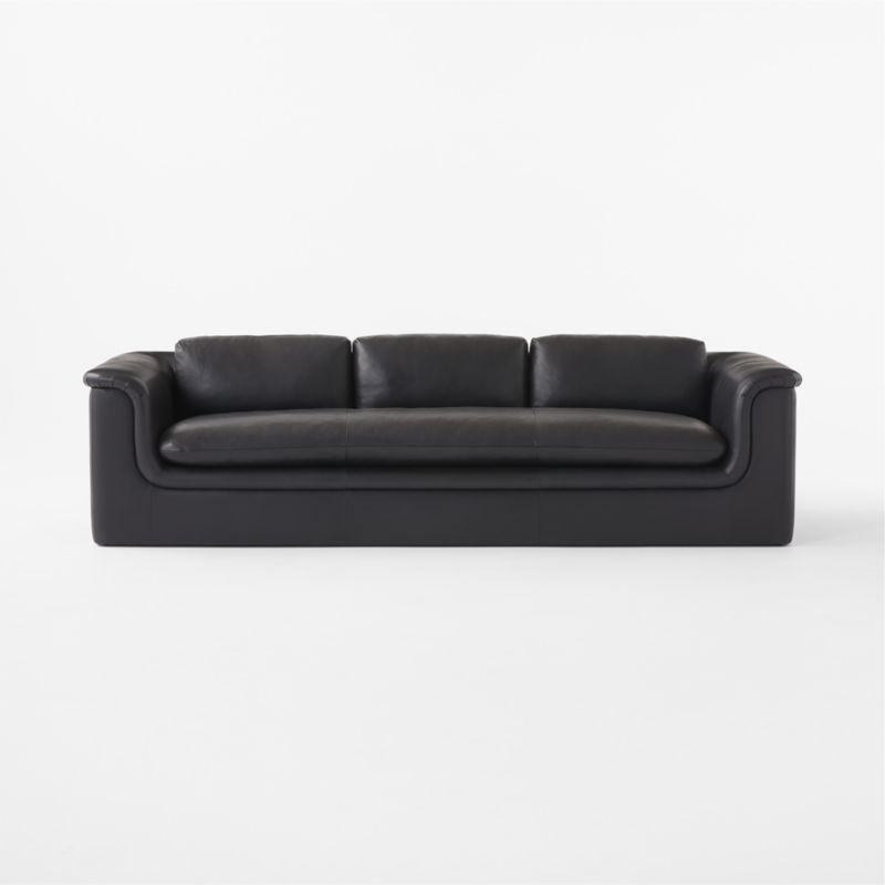 Mardones Leather Sofa Bello Black - image 3 of 8