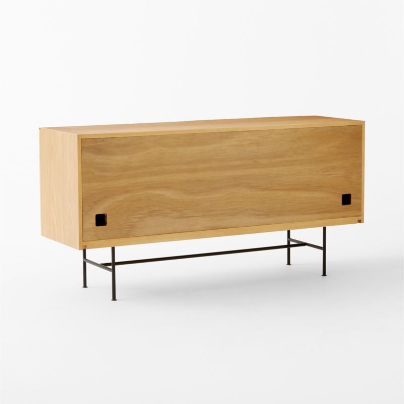 Marfil 60" Oak Wood Media Console - image 7 of 9