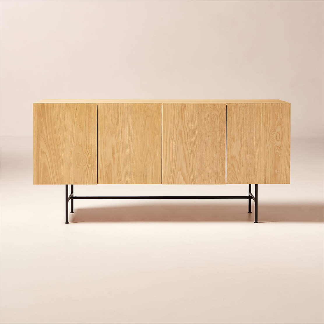 Congo Modern Wood Media Console Cabinet 56'' | CB2