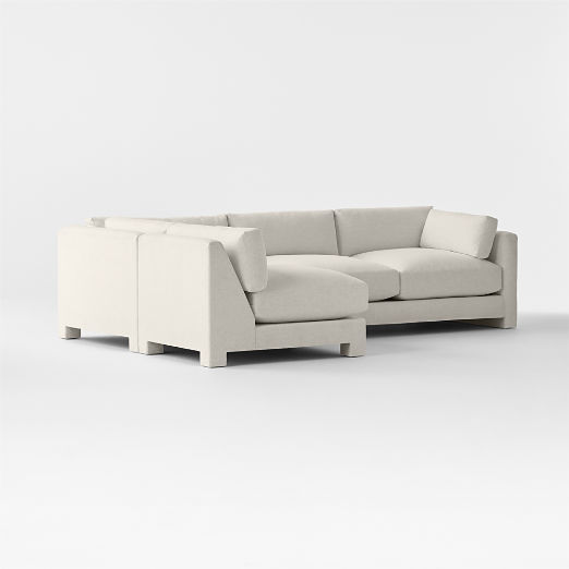 Marguerite 3-Piece L-Shaped Sectional Sofa with Right-Arm