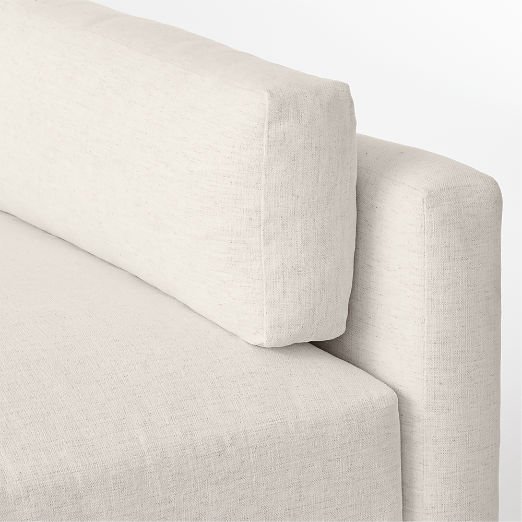 Marguerite White Performance Fabric Right-Arm Sofa