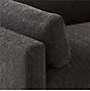 View Marguerite 102" Black Boucle Sofa - image 7 of 7