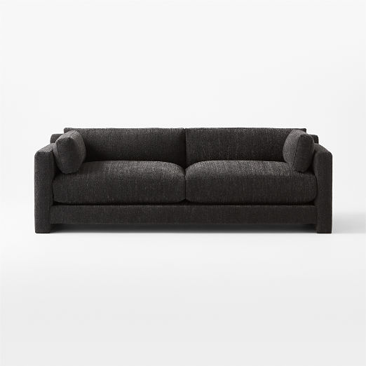 Marguerite 90" Black Boucle Sofa