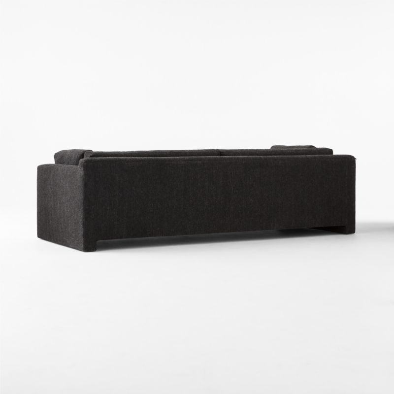 Marguerite 102" Black Boucle Sofa - image 6 of 7