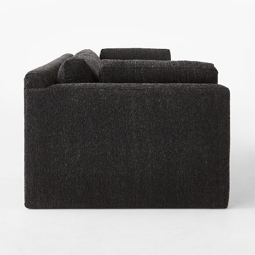 Marguerite 102" Black Boucle Sofa