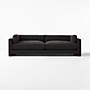 View Marguerite 102" Black Boucle Sofa - image 3 of 7