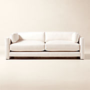 Marguerite 90" White Performance Fabric Sofa