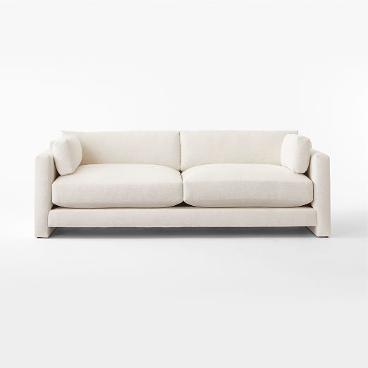 Marguerite 90" White Performance Fabric Sofa