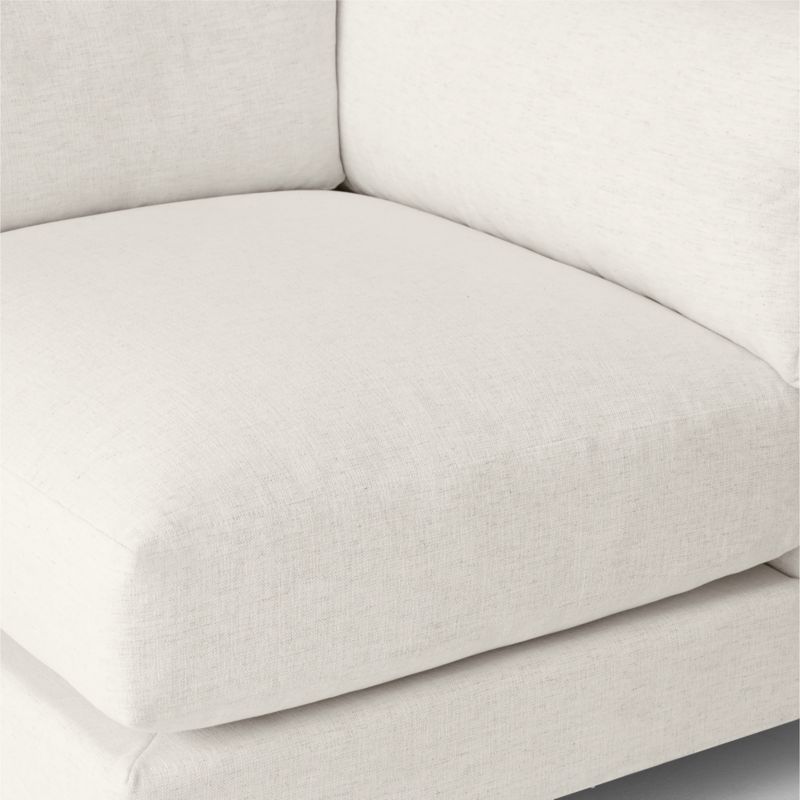 Marguerite White Performance Fabric Corner Chair - image 6 of 7