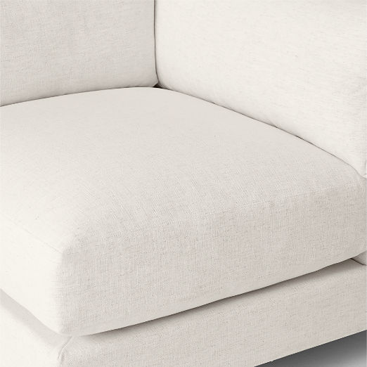 Marguerite White Performance Fabric Corner Chair