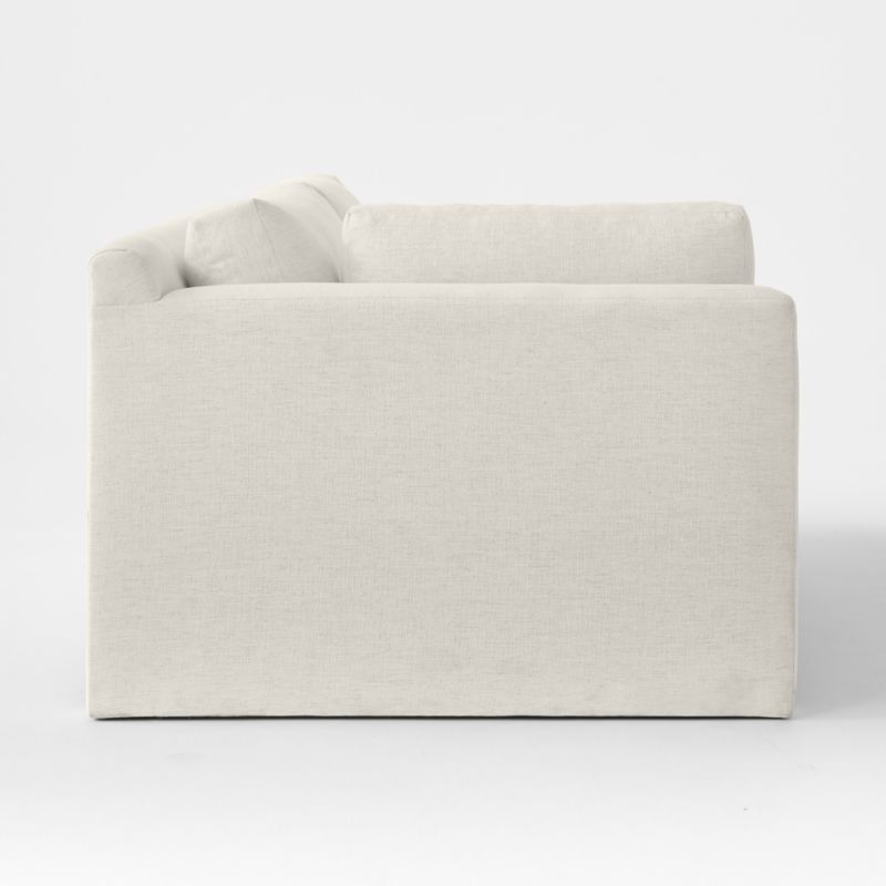 Marguerite White Performance Fabric Left-Arm Sofa - image 3 of 7