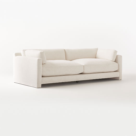 Marguerite 102" White Performance Fabric Sofa