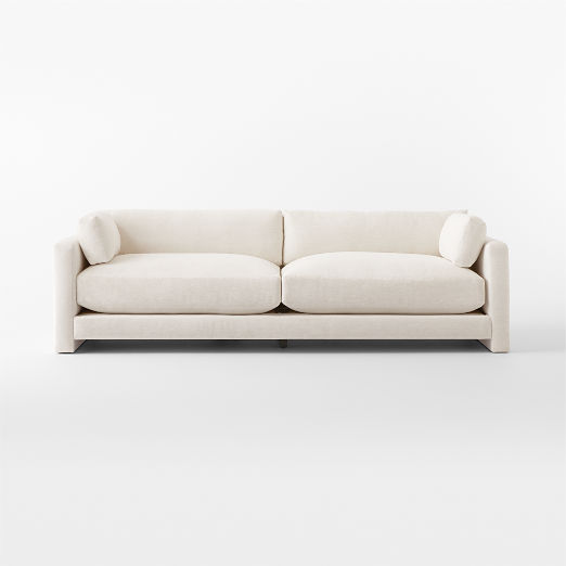 Marguerite 102" White Performance Fabric Sofa