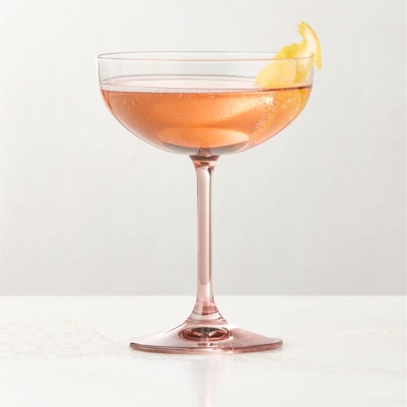 View Marie Burgundy Coupe Glass details