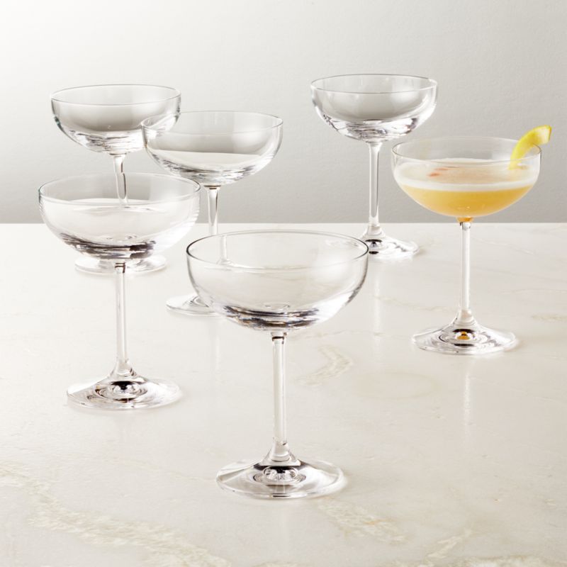 Marie Coupe Glasses Set of 6 - image 0 of 2