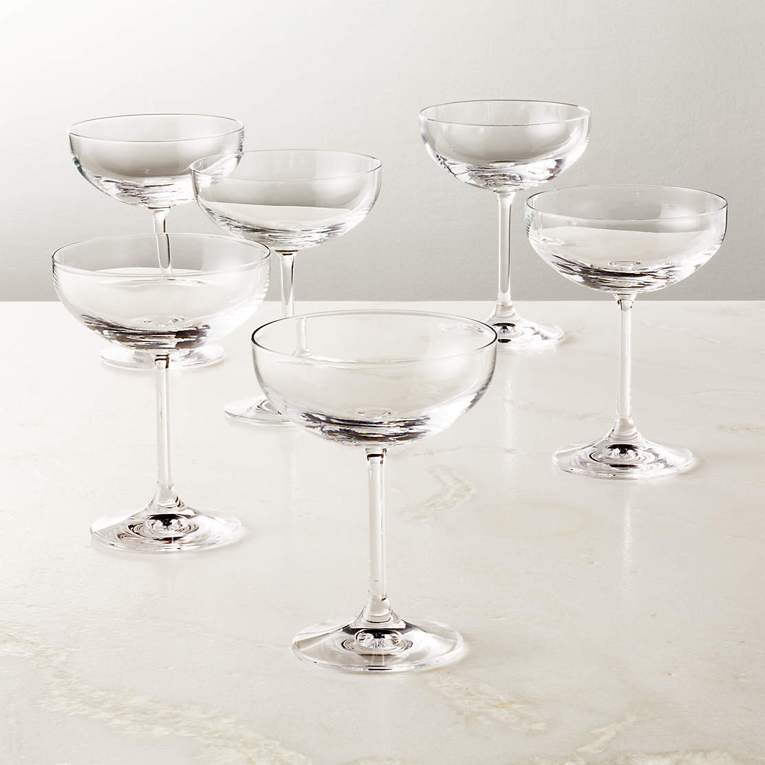 Eve Coupe Modern Cocktail Glass + Reviews CB2 Canada