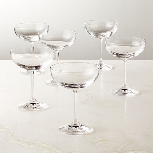 Marie Coupe Glasses Set of 6