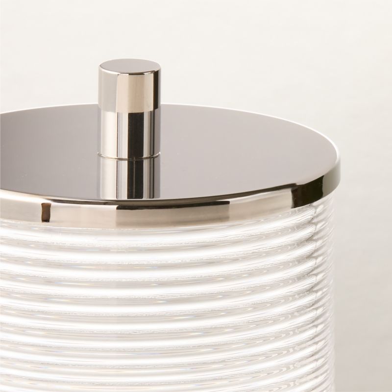 Marina Ribbed Glass Canister - image 2 of 4