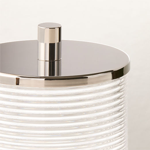 Marina Ribbed Glass Canister