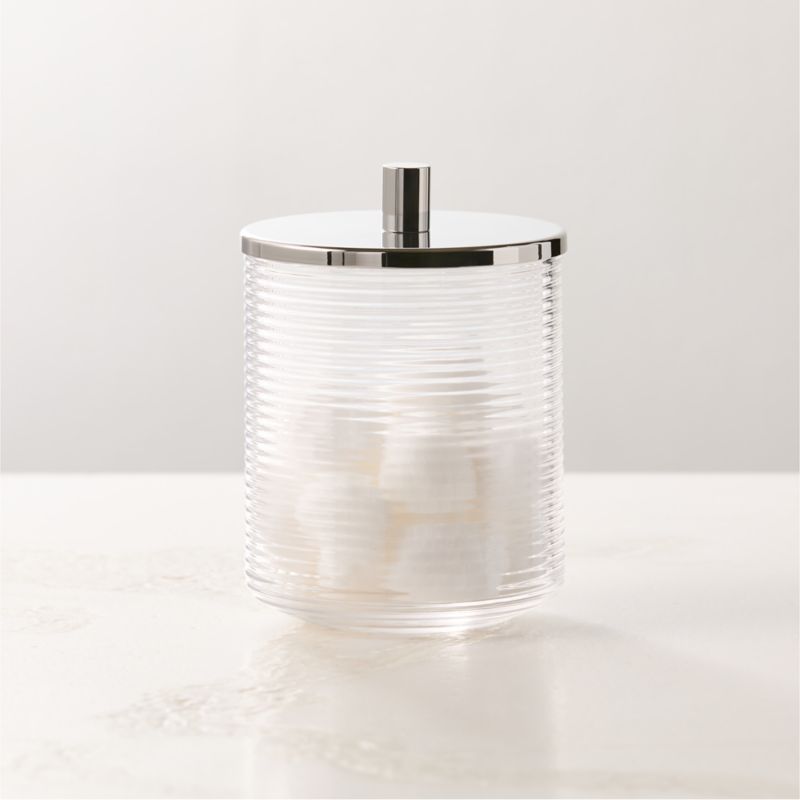 View Marina Ribbed Glass Canister details