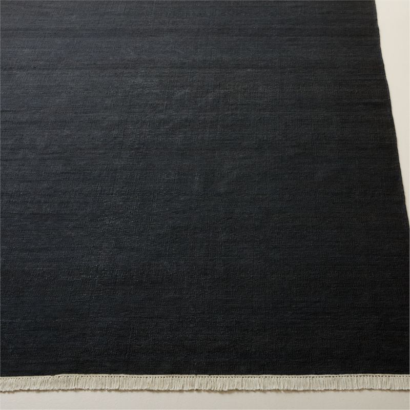 Maris Handwoven Black Jute Area Rug 5'X8' - image 1 of 4