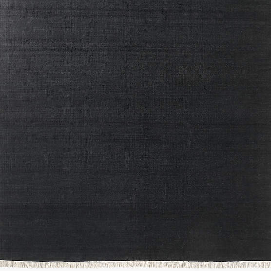 Maris Handwoven Black Jute Rug Swatch 12"X12"