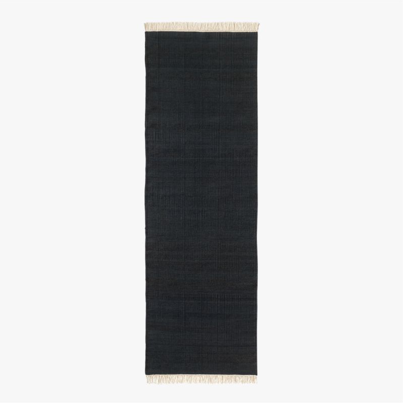 Leera Handloomed Black Performance Runner Rug 2.5'X8' - image 0 of 3