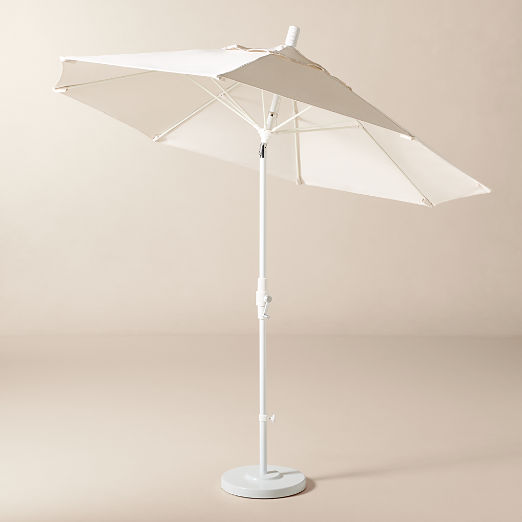 Market 8.5' Round Canvas Sunbrella® Outdoor Patio Umbrella