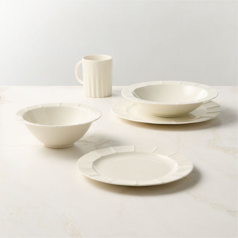 Marylebone White Salad Plate by Todd Snyder - image 3 of 4