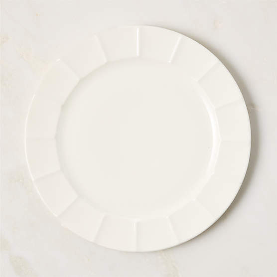 Marylebone White Dinner Plate by Todd Snyder