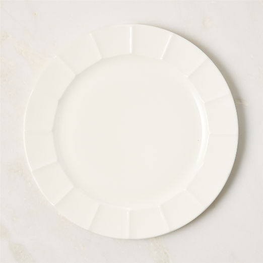Marylebone White Dinner Plate by Todd Snyder