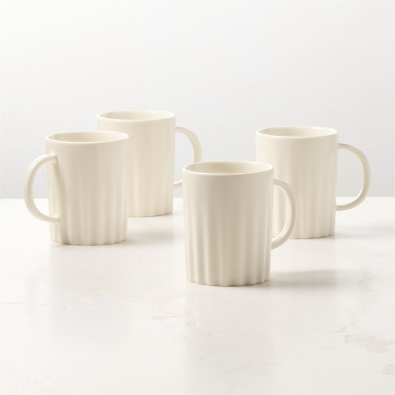 View Marylebone White Coffee Mugs Set of 4 by Todd Snyder details