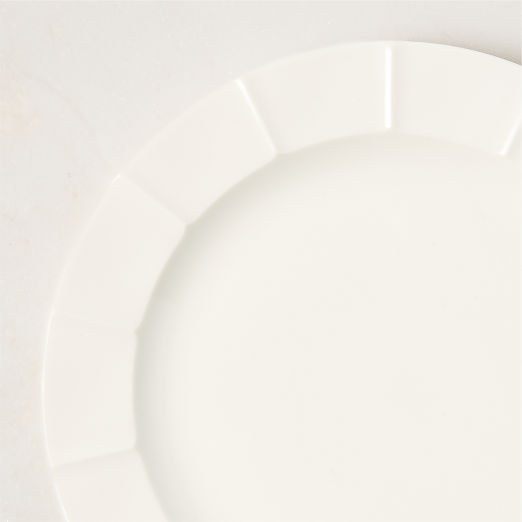 Marylebone White Salad Plates Set of 4 by Todd Snyder