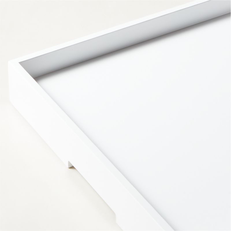 Marq High Gloss White Rectangle Tray + Reviews