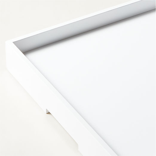 Marq High Gloss X-Large White Square Tray