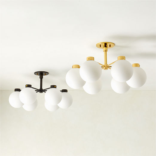 Marra 6-Light Polished Brass Flush Mount Light