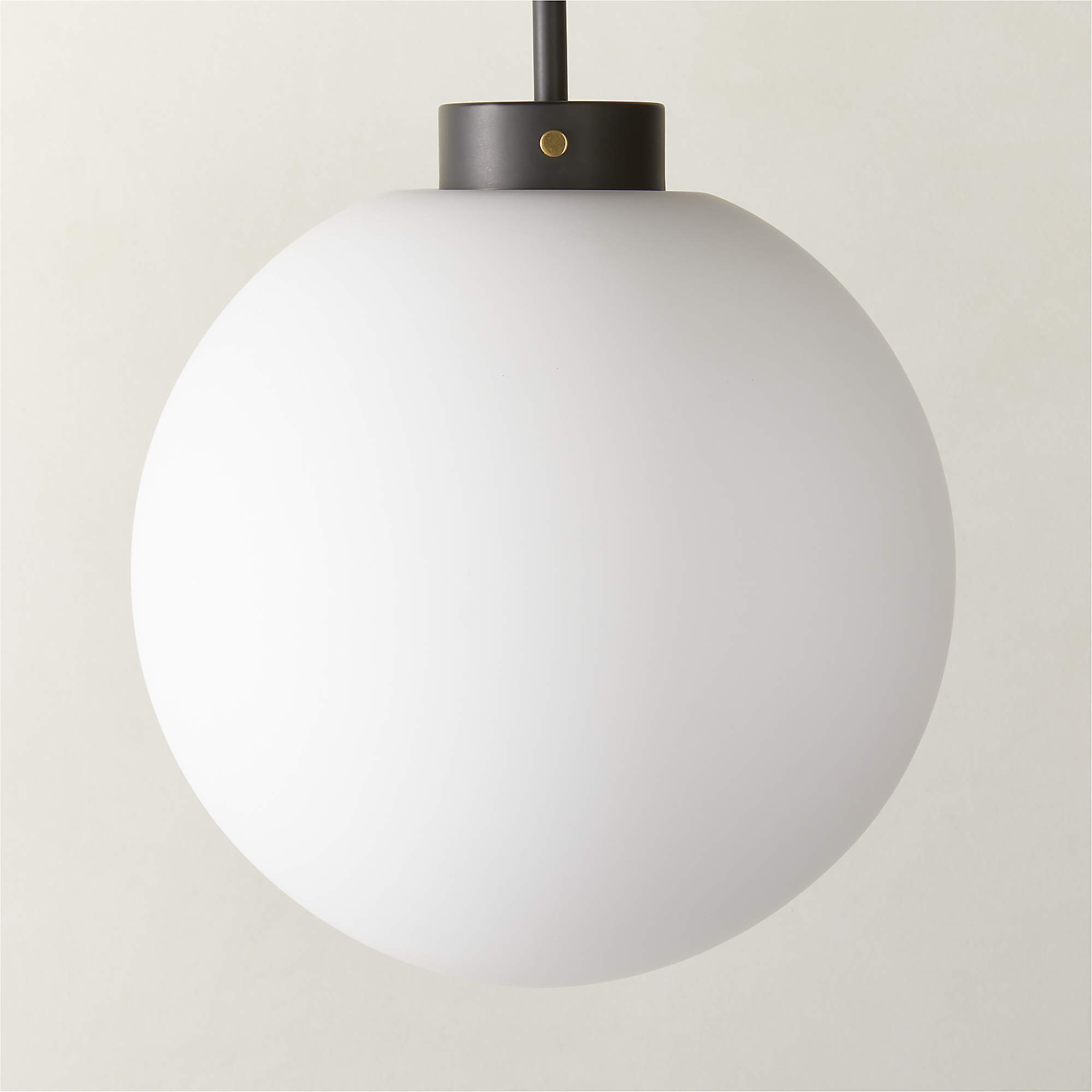 marra black globe pendant light