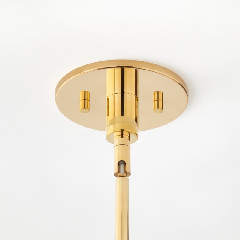 Marra Polished Brass Globe Pendant Light - image 5 of 6