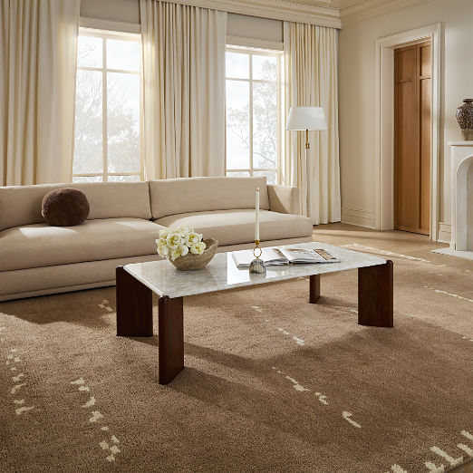 Marrin Hand-Knotted Sand New Zealand Wool Area Rug 5'x8'