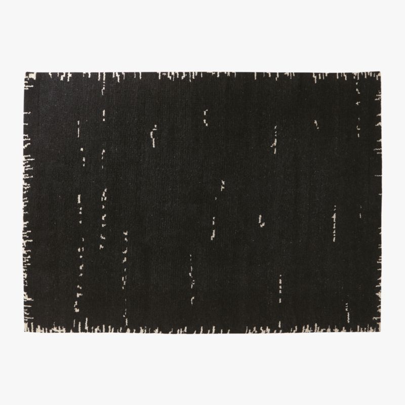 Marrin Hand-Knotted Black New Zealand Wool Area Rug 10'x14' - image 0 of 4