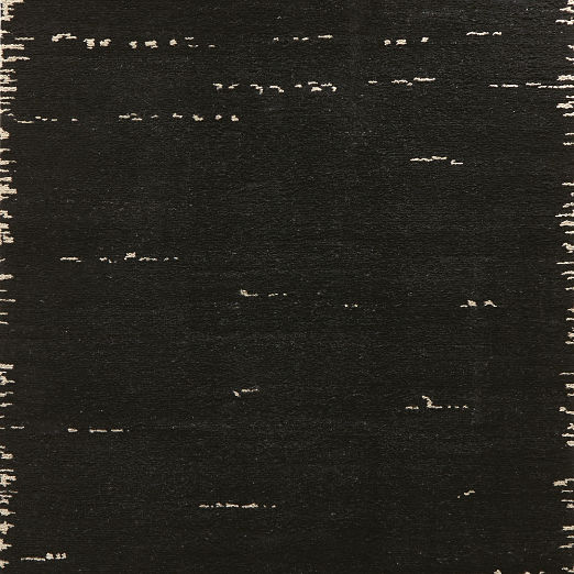 Marrin Hand-Knotted Black New Zealand Wool Rug Swatch 12"x12"