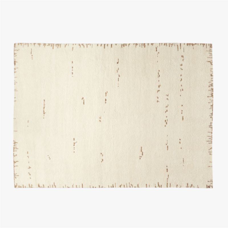 Marrin Hand-Knotted Ivory Wool Area Rug 10'x14' - image 0 of 7